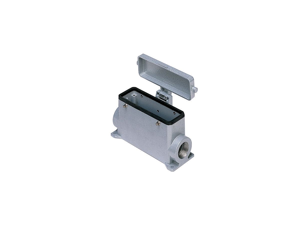 Embases en saillie 4 pivots - avec couvercle,M40, 104x27mm