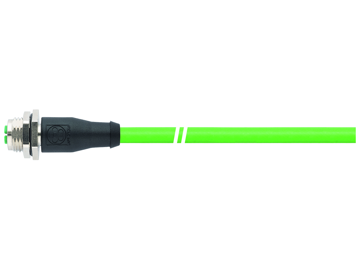 Cat.6 Ind. Eth. 4 pair M12 PUR