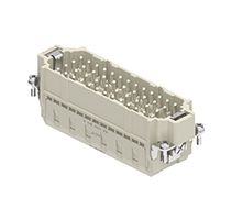 Stifteinsatz, 46P+PE 16A, 500V, 104x27