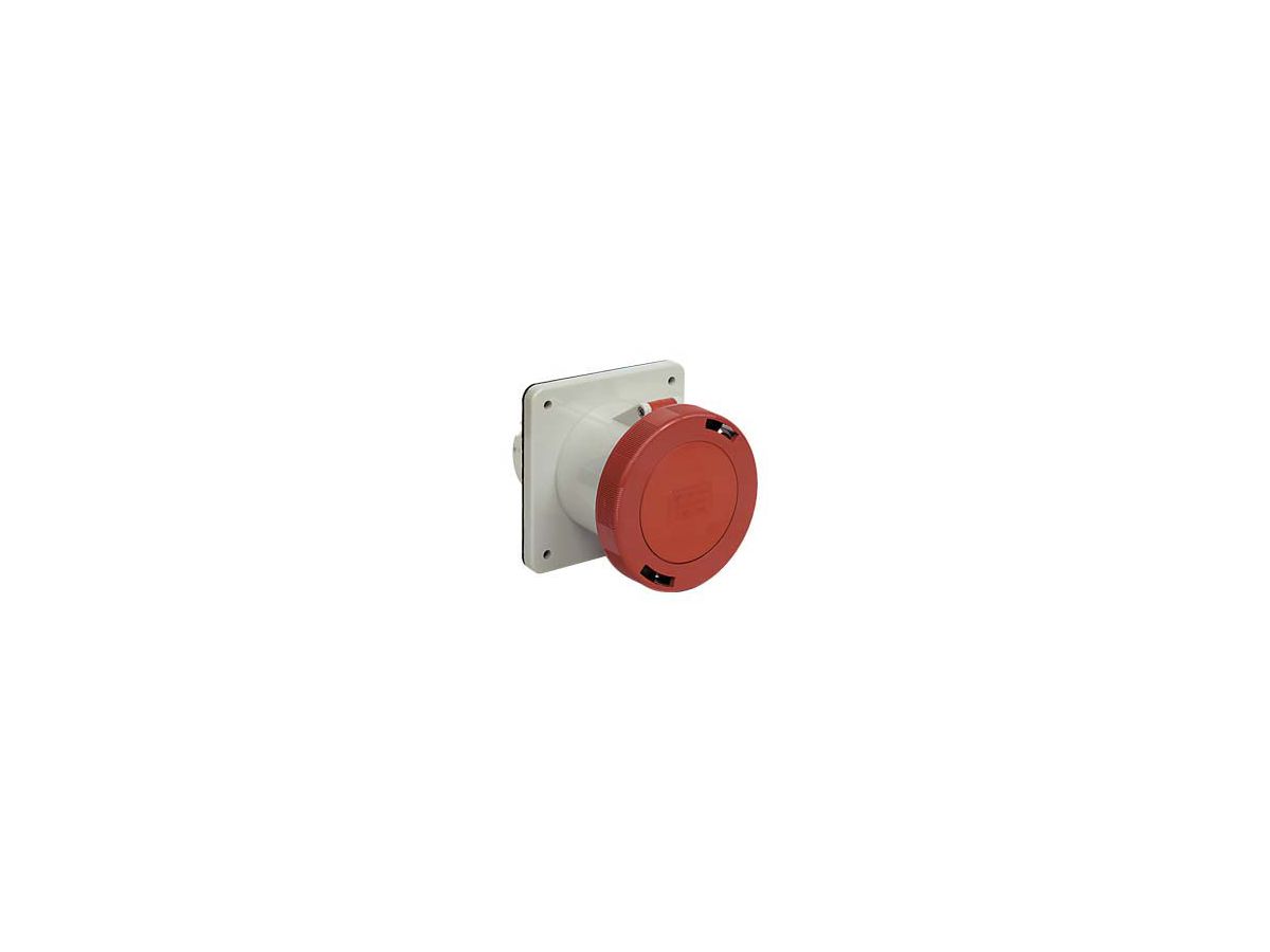 CEE  Anbausteckdose 3P+N+E 125A/400V rot