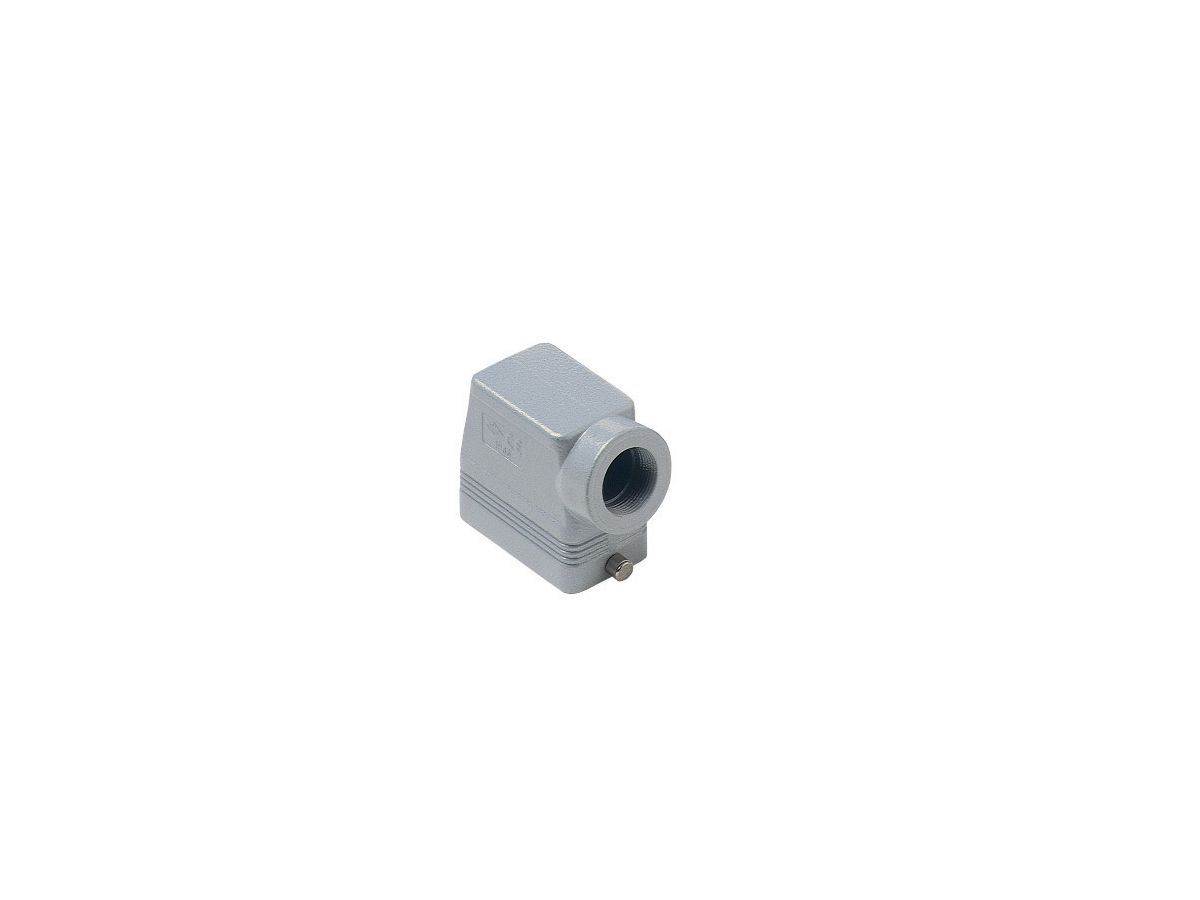 Tüllengehäuse hoch für 1 Bügel  seitlich - M40, 57x27mm