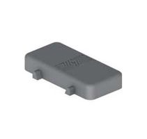Couvercle de fermeture avec 4 pivots - plastique, 77x27mm
