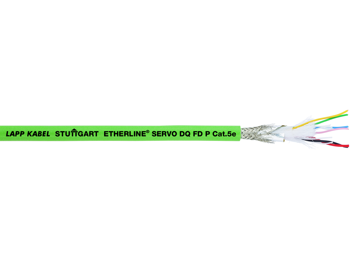 ETHERLINE SERVO DQ FD P Cat.5e - UL/CSA,pour torsion/chaine porte-câbles