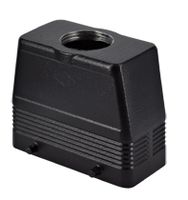 Capots avec 4 pivots sortie latérale - M32, 77x27mm, noir LS