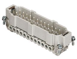 Inserts mâles 24 pôles 16A/500V - à visser