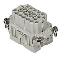 Inserts femelles 18 pôles 16A/500V - à sertir