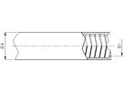 Vollprotec LA 14  1 1/4" noir - 35.4x41.8mm, UL/CSA Approved