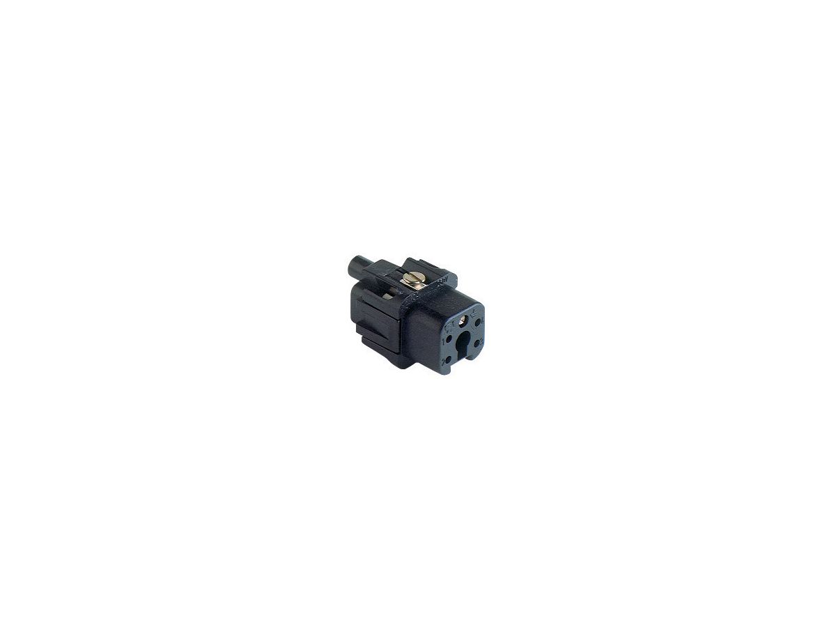 Buchseneinsatz  4pol 10A/250V