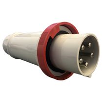 CEE Stecker 3P+N+E 125A/400V rot
