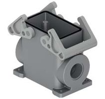 Embases en saillie haut profil 2 leviers - M32, plastique, 57x27mm