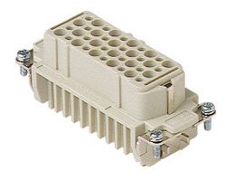 Inserts femelles 40 pôles+terre 10A/250V - à sertir