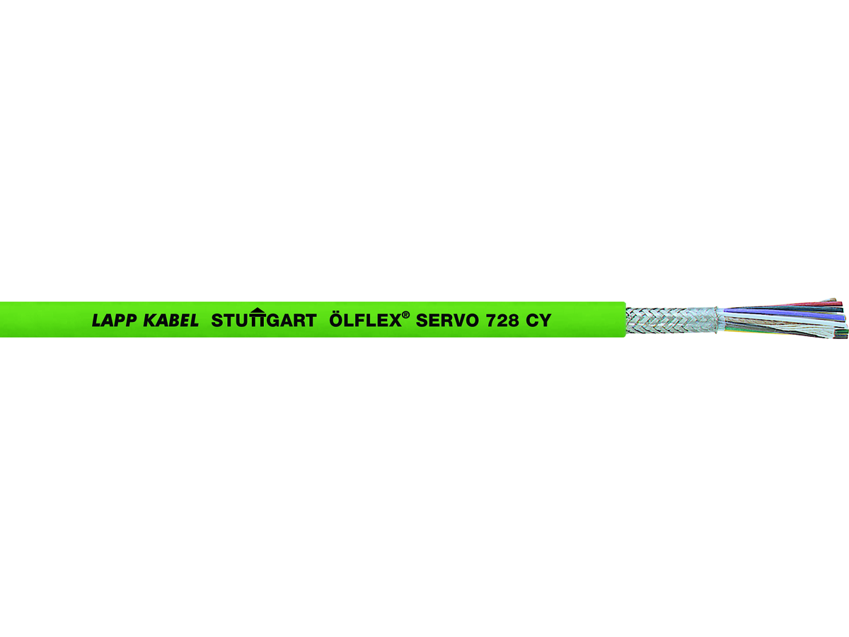 ÖLFLEX SERVO 728 CY 4x(2x0,14)+(2x1,0) - LAPP SWISS AG