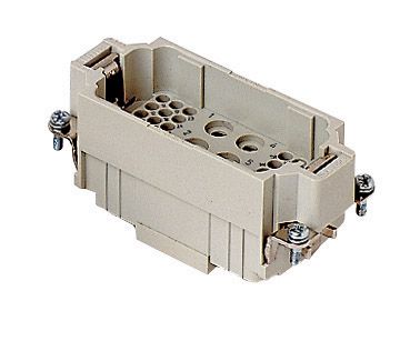 Inserts mâles 6/36P 40A/690V+10A/250V - à sertir