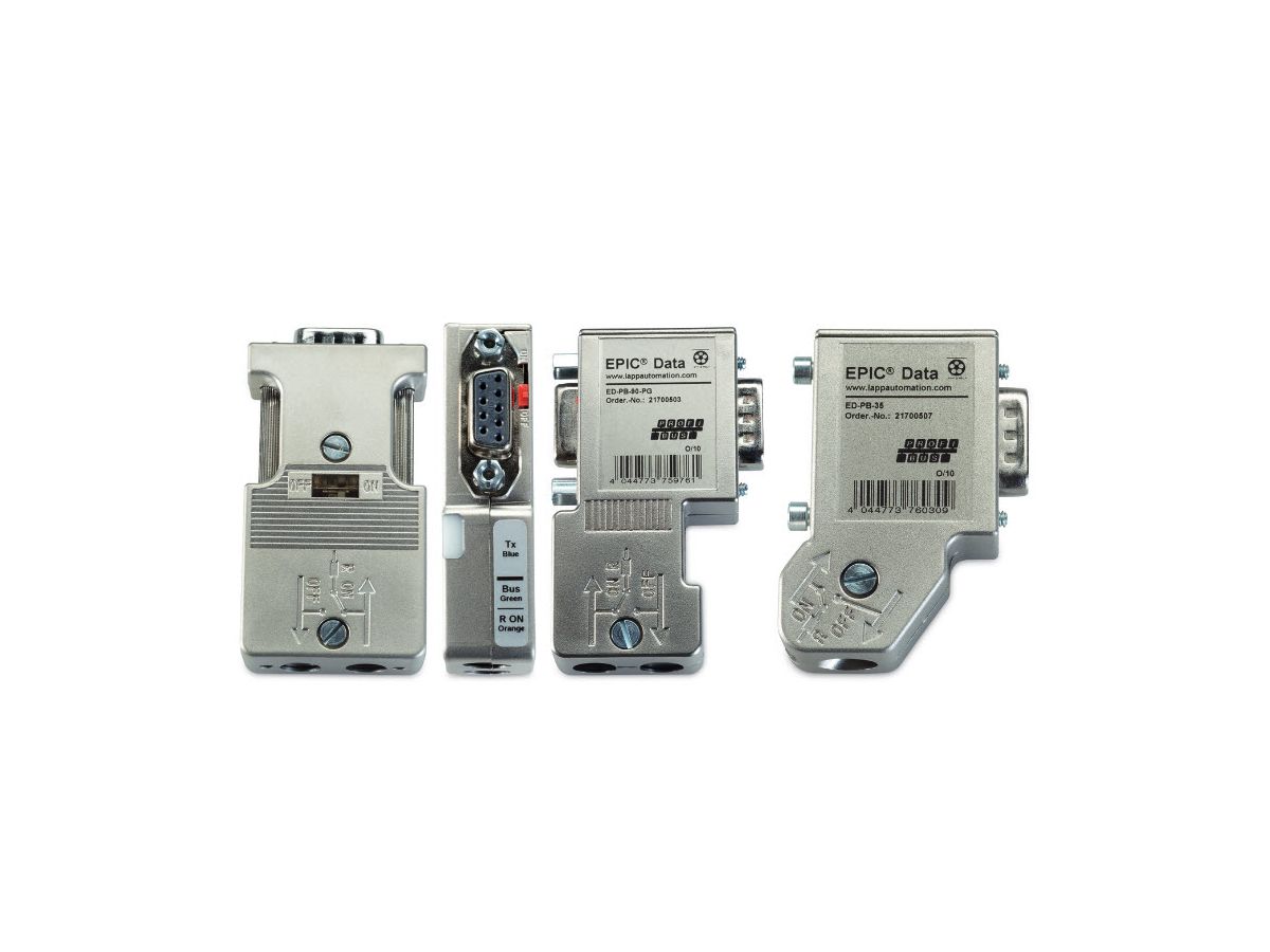 PROFIBUS connecteur 35° bornes à vis - ED-PB-35-PG