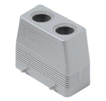 Capots haut profil 4 pivots - sortie verticale,2xM25, 77x27mm