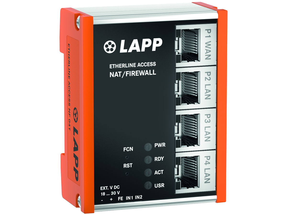 ETHERLINE ACCESS NF NAT Router Managed - 4xRJ45 mit Firewallfunktion