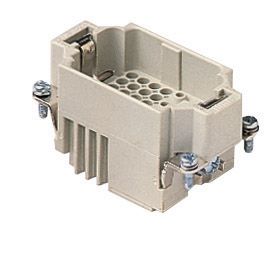 Inserts mâles 8/24P 16A/400V+10A/250V - à sertir