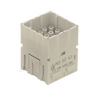 Inserts mâles MIXO 20P 16A/400V - à sertir