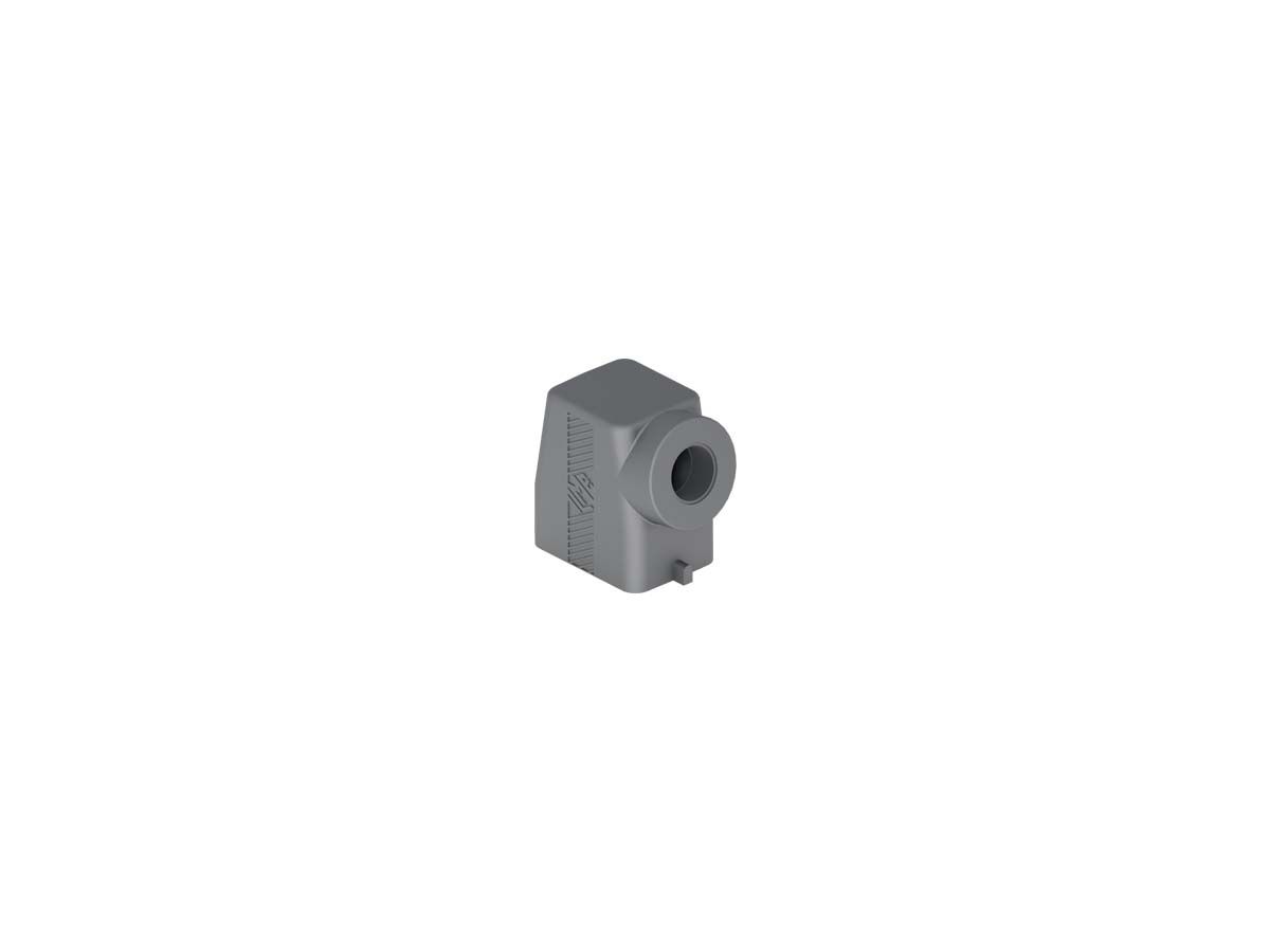 Capots haut profil 2 pivots, plastique - sortie latérale,M25, 44x27mm