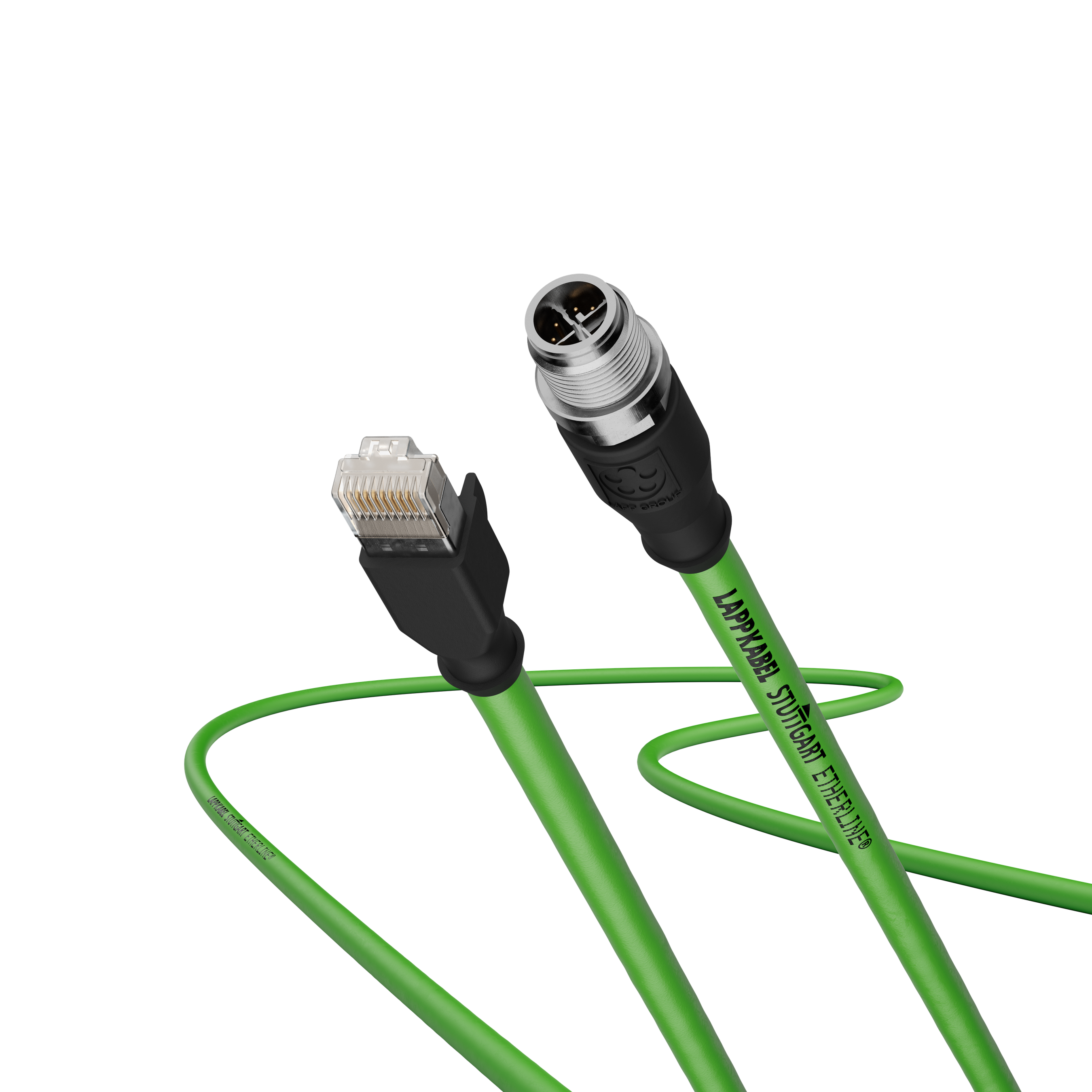 Cat.6 Ind. Eth. 4 pair M12 PUR