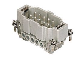 Inserts mâles 10 pôles 16A/500V - à visser