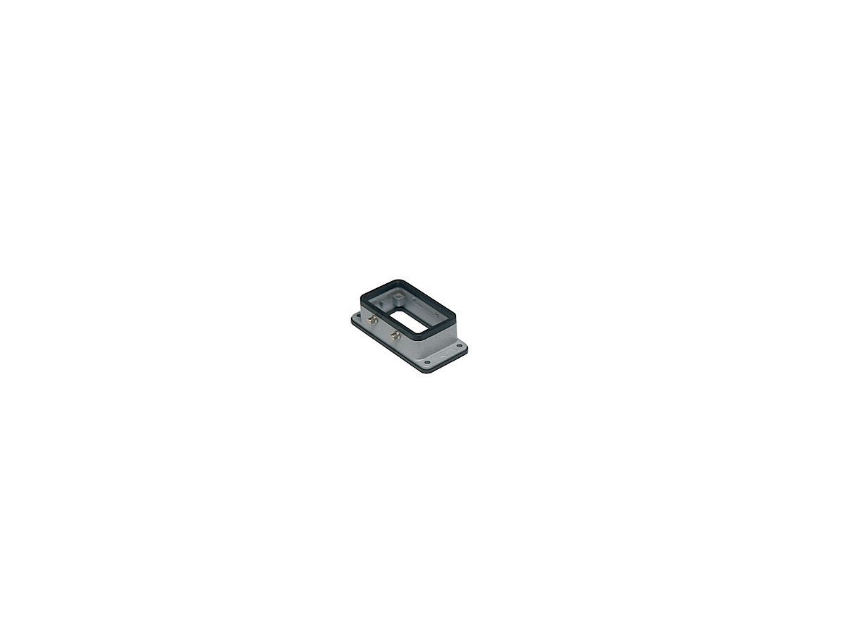 Embases encastrées pour 2 leviers - 57x27mm