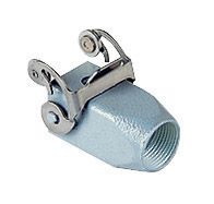 Capot avec 1 levier en acier inox, verticale - gabarit 21.21, PG11