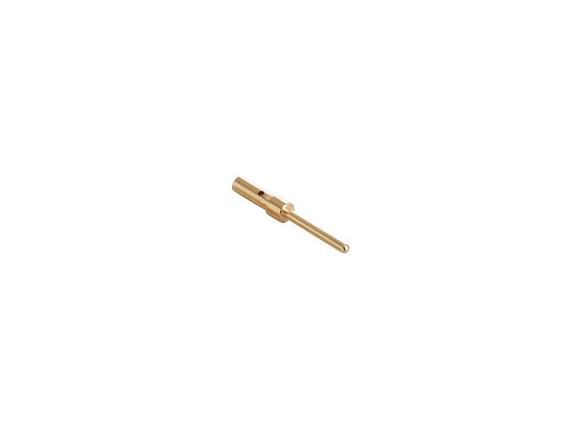 Crimpkontaktstift  vergoldet 4A/ 50V - 0.08-0.21mm² (AWG 28-24)