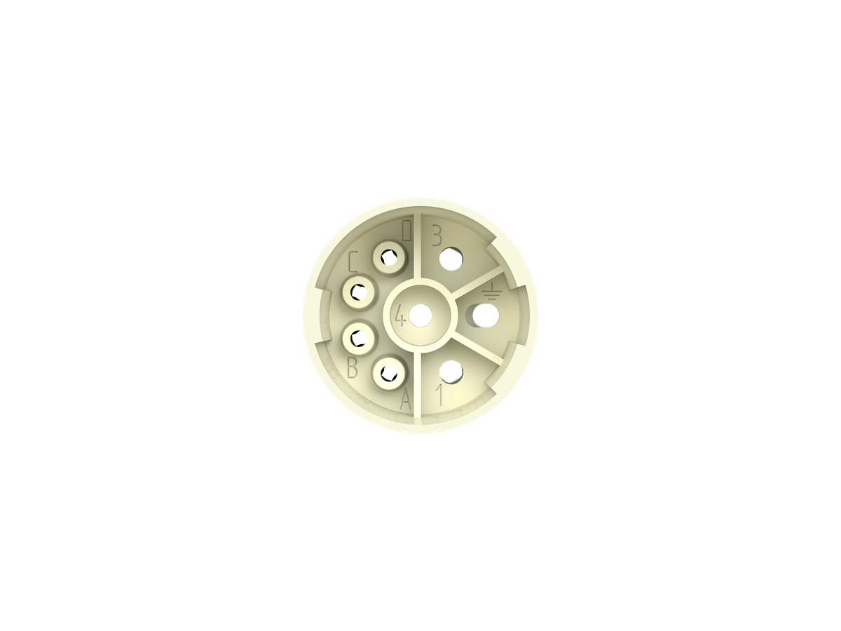 EPIC M23P 8-PIN M HV INSERT RECEPTACLE