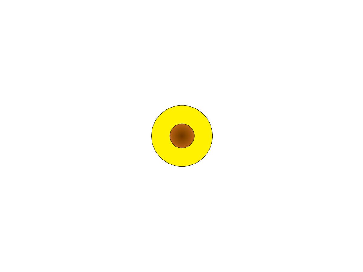 H07Z-K  1,00mm² jaune Eca - sans halogène, 90°C, fût à 2000m
