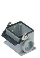 Embases en saillie avec 1 levier - 2xM50, 77x62mm