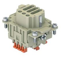 Inserts femelles 9pôles 10A/400V - par lame de pression