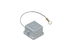 Couvercles de fermeture avec 2 pivots - pour inserts mâles, 21x21mm
