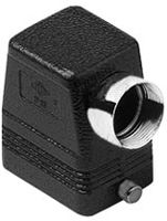 Capots haut profil 2 pivots M32,latérale - pour ambiances agressives, 44x27mm