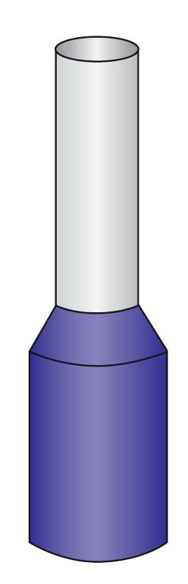 Aderendhülse 2,5 BU 8