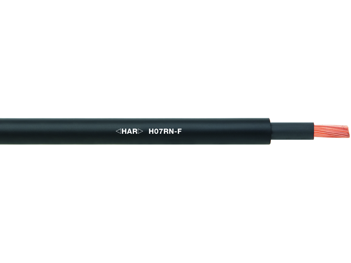 H07RN-F 1x 25,00mm² - Diamètre extérieur: 12.70-14.00mm