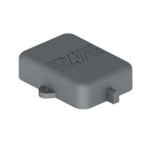 Couvercle de fermeture avec 2 pivots - plastique, 44x27mm
