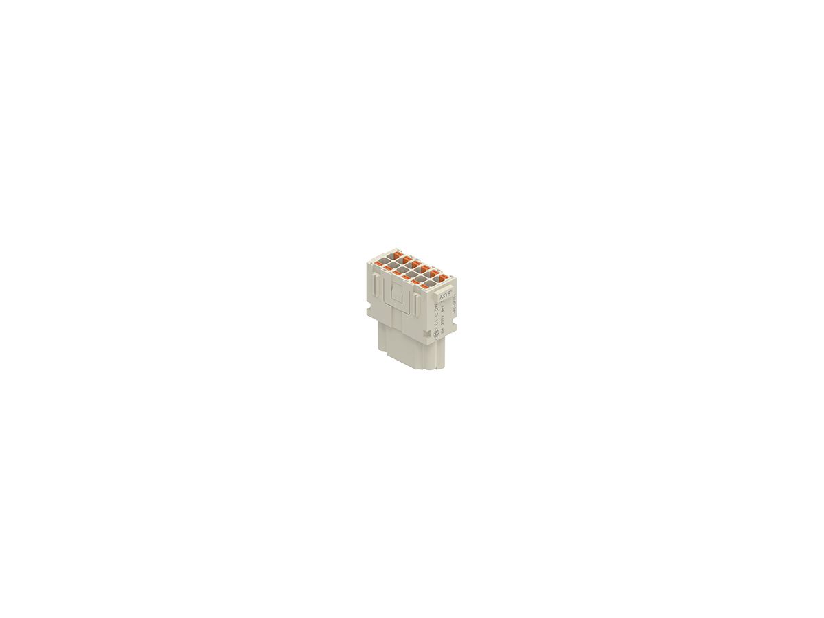Buchseneinsatz, 12P MIXO, 10A, 250V