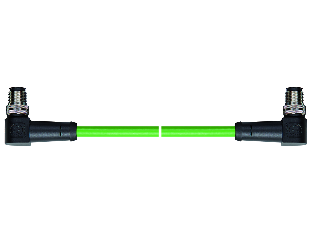 Cat.5/5e Ind. Eth. 2 pair M12