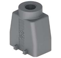 Capots haut profil 4 pivots, plastique - sortie verticale, M32, 57x27mm