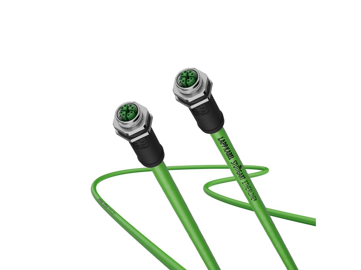 Cat.6 Ind. Eth. 4 pair M12 PUR