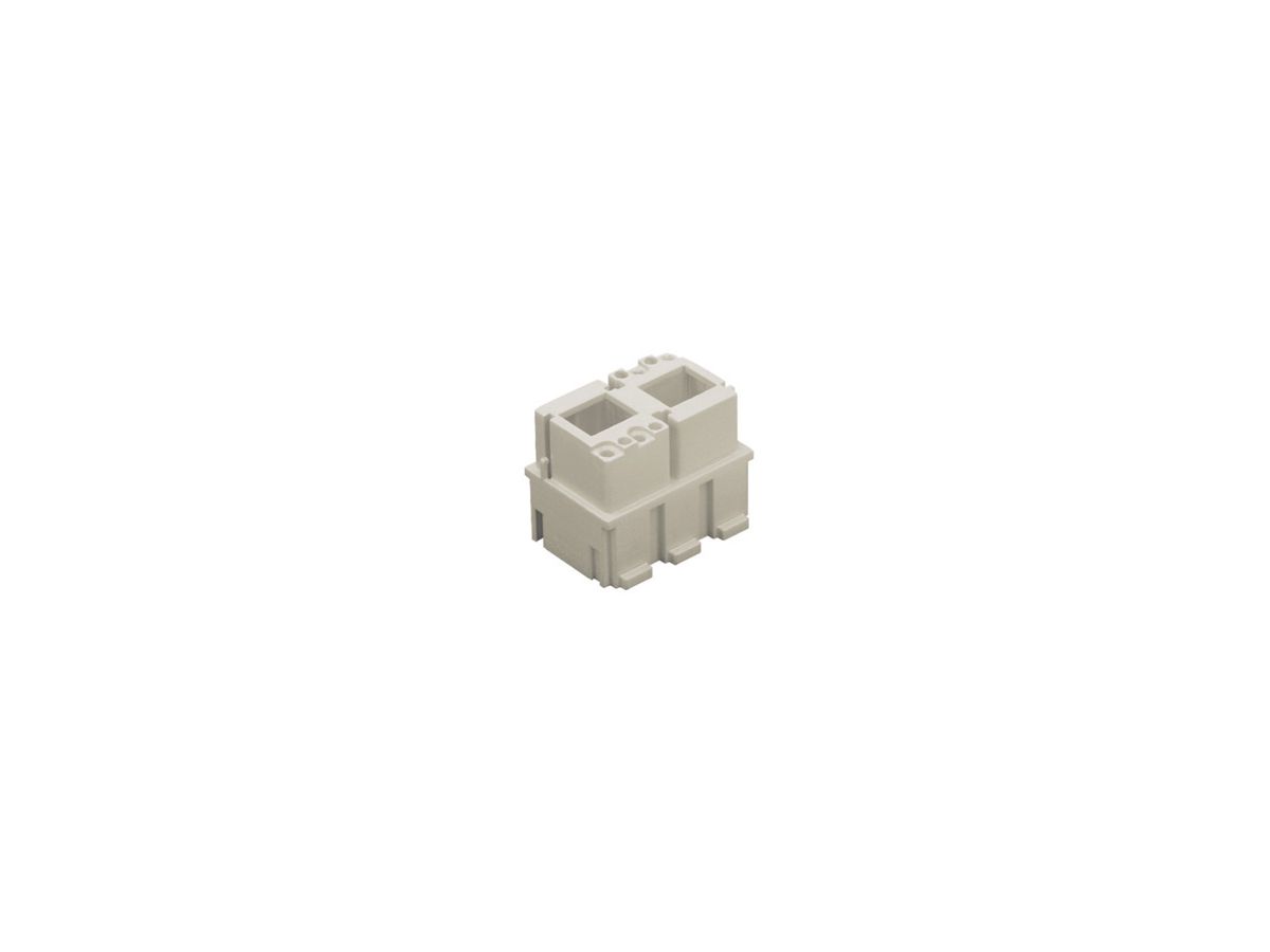 MIXO Stifteinsatz für 2RJ45+ 8 Kontaktst - Crimp, 10A/250V