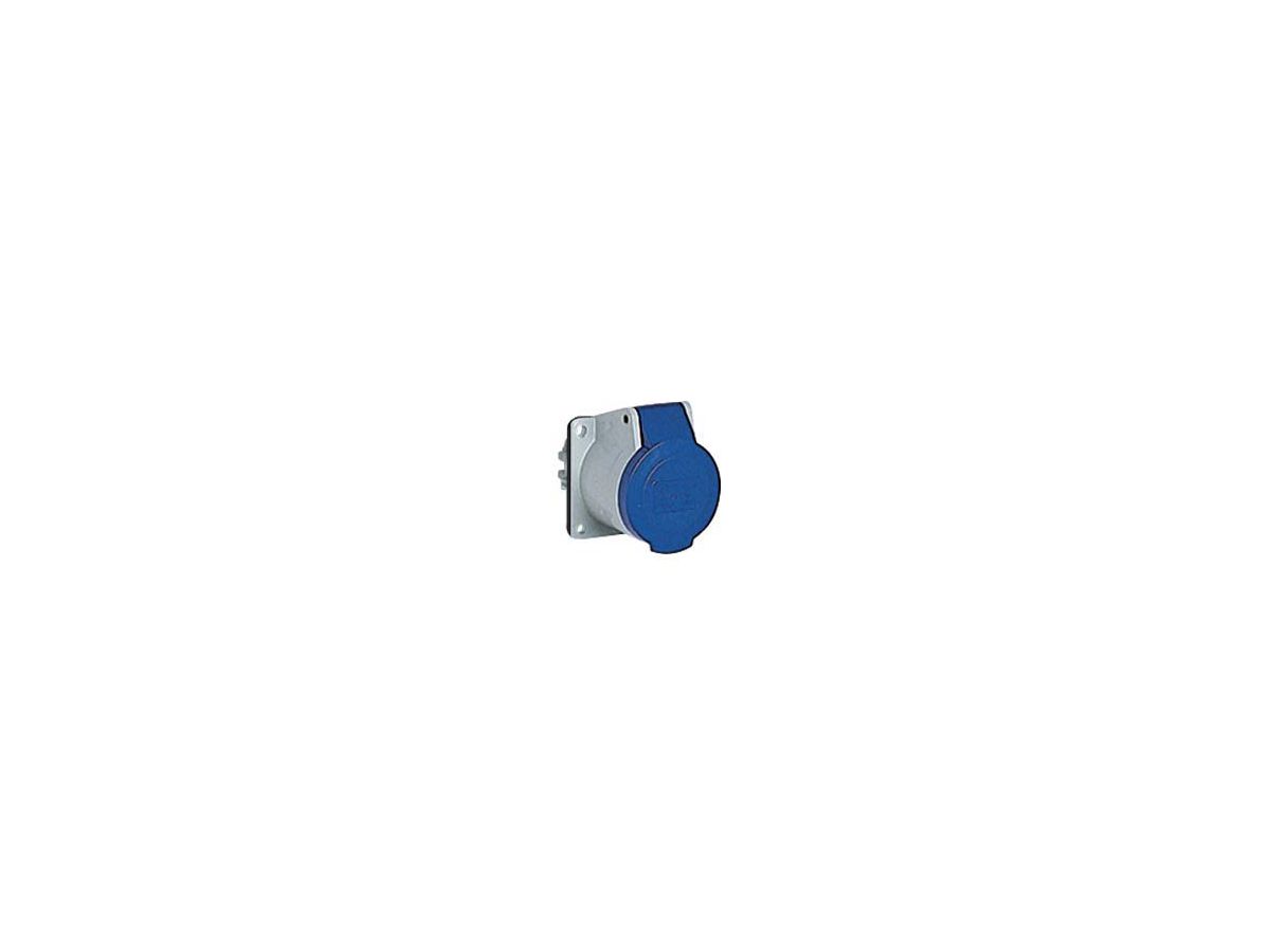CEE  Anbausteckdose 2P+E 16A/230V  blau
