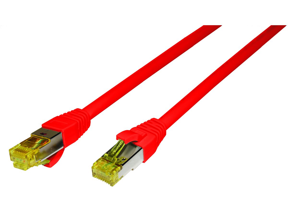 PATCHCORD CAT 6A S/FTP LSOH 0,25M RD