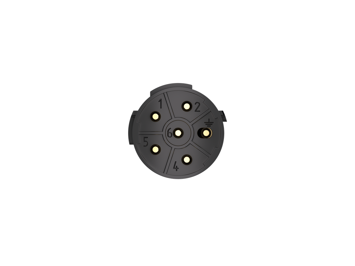 EPIC M23P 6-PIN M INSERT RECEPTACLE