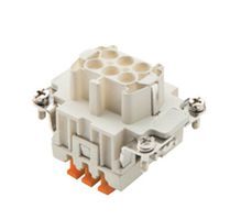 Inserts femelles 6 pôles 16A/500V - par lame de pression