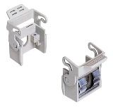 Blocs porte inserts pour montage mobile - fixation par encliquetage (1 paire)