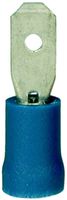 FLACHSTECKER 6,3X0,8 BLAU