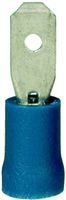 FLACHSTECKER 4,8X0,5 BLAU