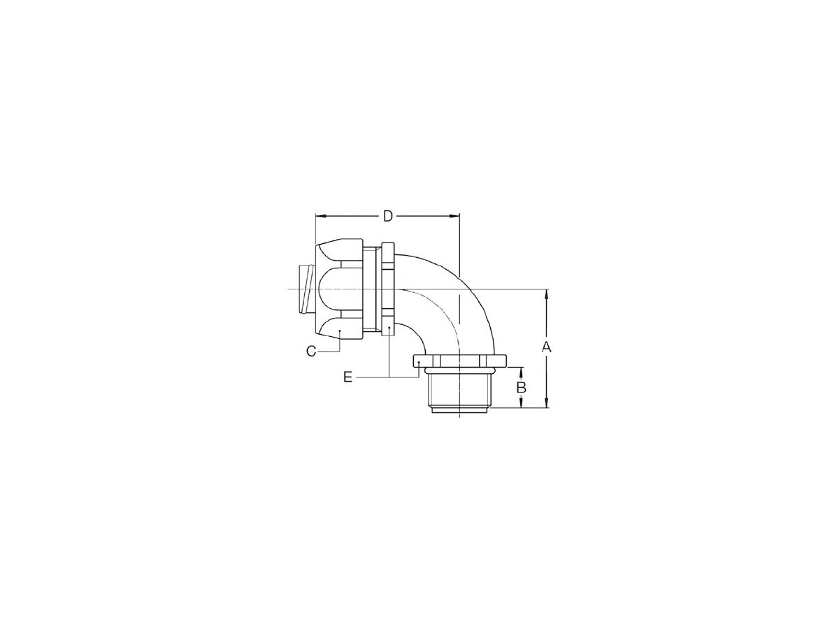 Vollprotec LA Raccord M16 ->3/8" IP67